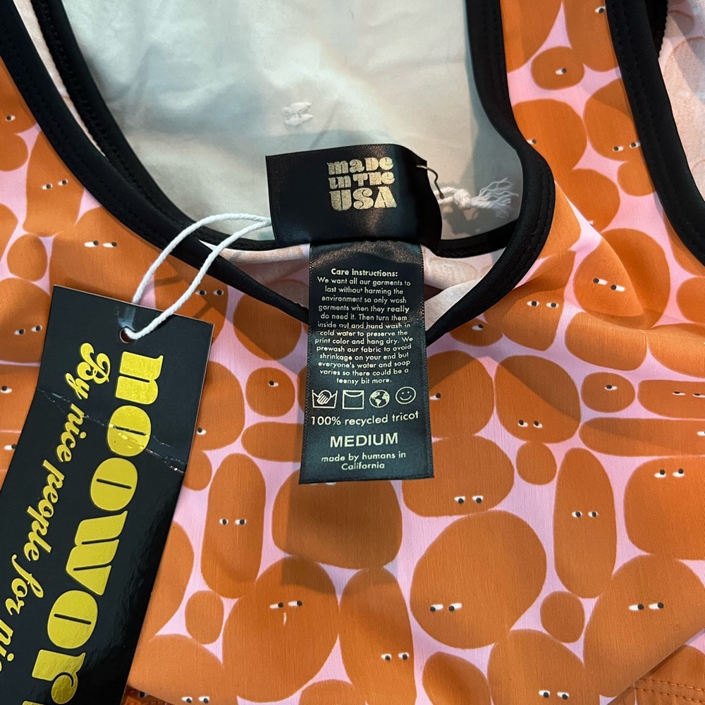Nooworks Pebble People Swim Top Size M - SOLD OUT!! NWT - Picture 4 of 4